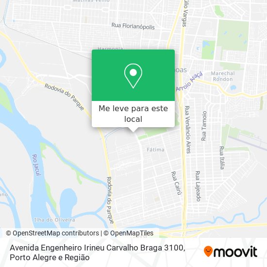 Avenida Engenheiro Irineu Carvalho Braga 3100 mapa