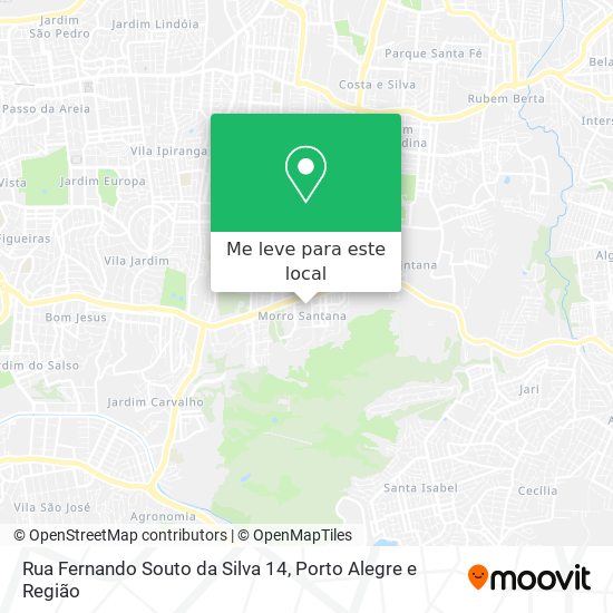 Rua Fernando Souto da Silva 14 mapa