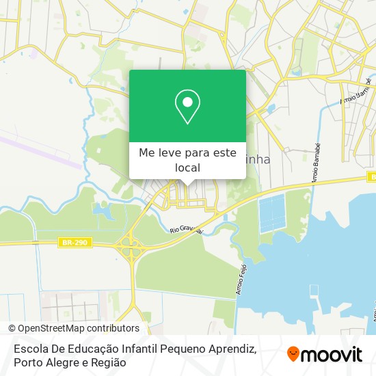 Escola De Educação Infantil Pequeno Aprendiz mapa