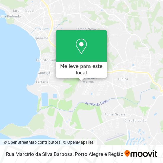 Rua Marcírio da Silva Barbosa mapa