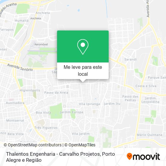 Thalentos Engenharia - Carvalho Projetos mapa