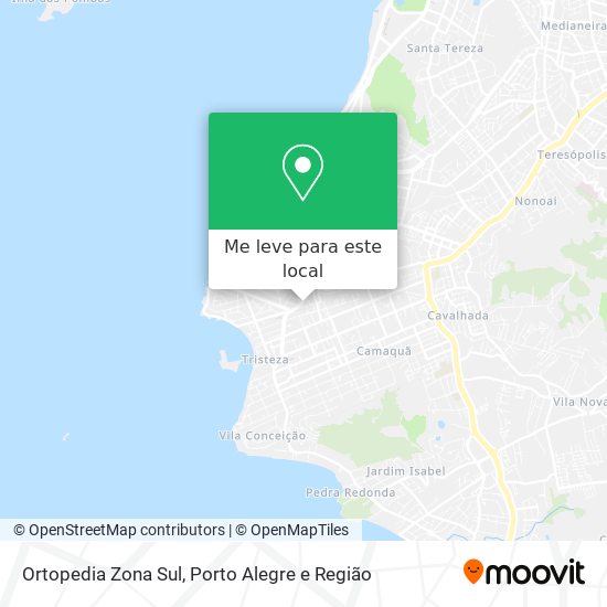 Ortopedia Zona Sul mapa