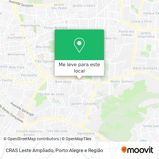CRAS Leste Ampliado mapa