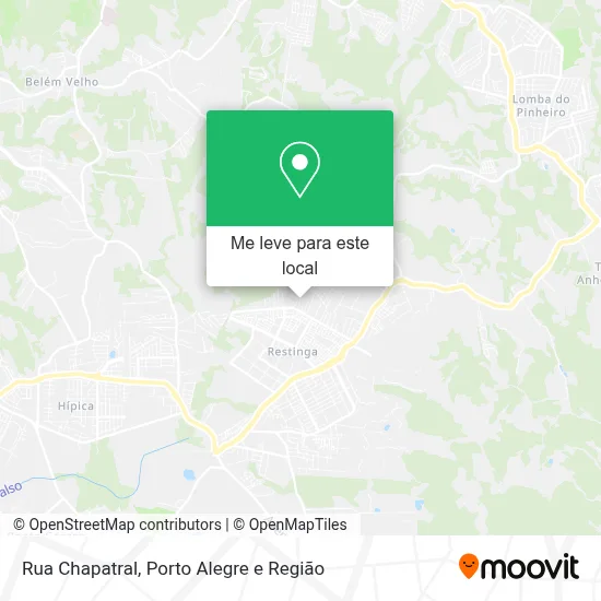 Rua Chapatral mapa