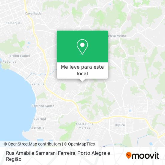 Rua Amábile Samarani Ferreira mapa