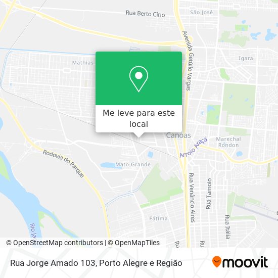 Rua Jorge Amado 103 mapa