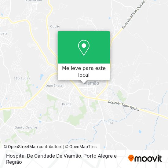 Hospital De Caridade De Viamão mapa