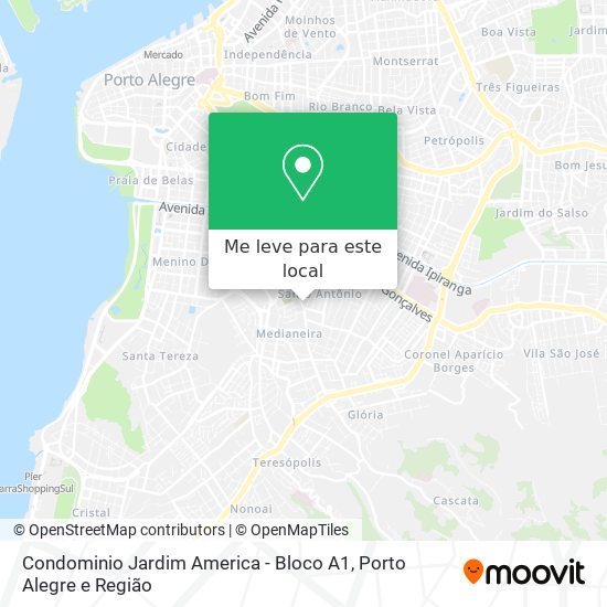 Condominio Jardim America - Bloco A1 mapa