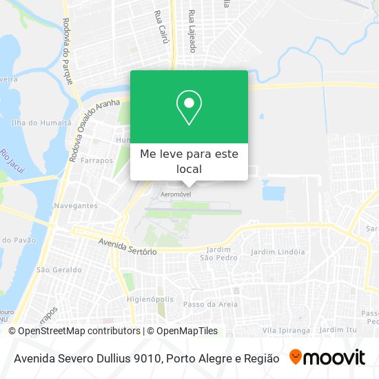 Avenida Severo Dullius 9010 mapa