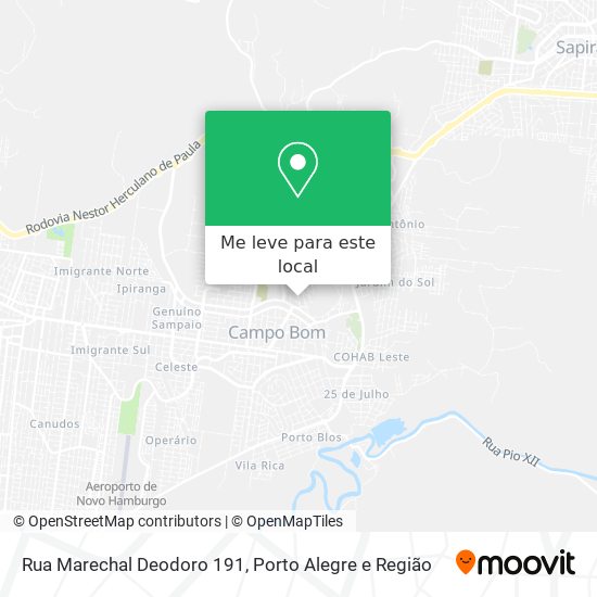 Rua Marechal Deodoro 191 mapa