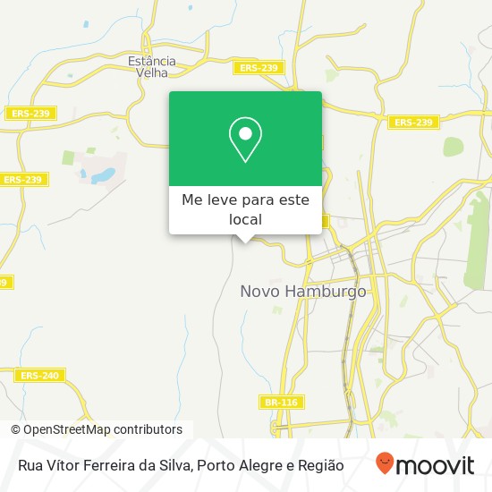Rua Vítor Ferreira da Silva mapa