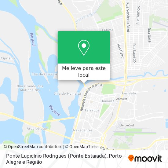 Ponte Lupicínio Rodrigues (Ponte Estaiada) mapa
