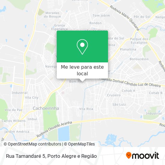 Rua Tamandaré 5 mapa