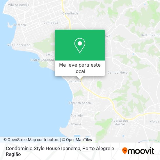 Condominio Style House Ipanema mapa