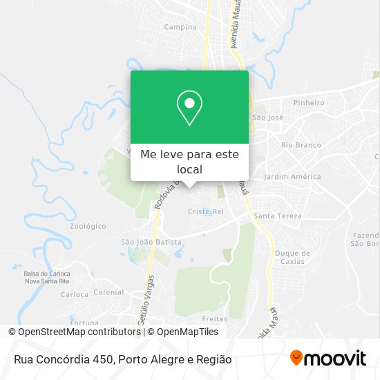 Rua Concórdia 450 mapa
