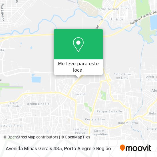 Avenida Minas Gerais 485 mapa