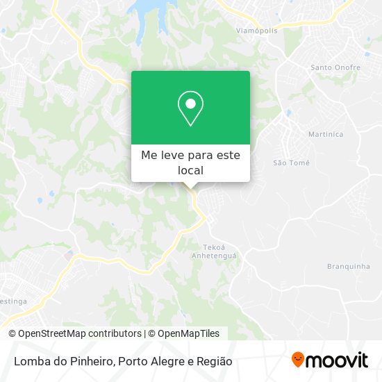 Lomba do Pinheiro mapa
