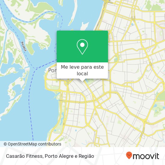 Casarão Fitness mapa