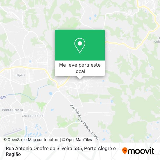 Rua Antônio Onófre da Silveira 585 mapa