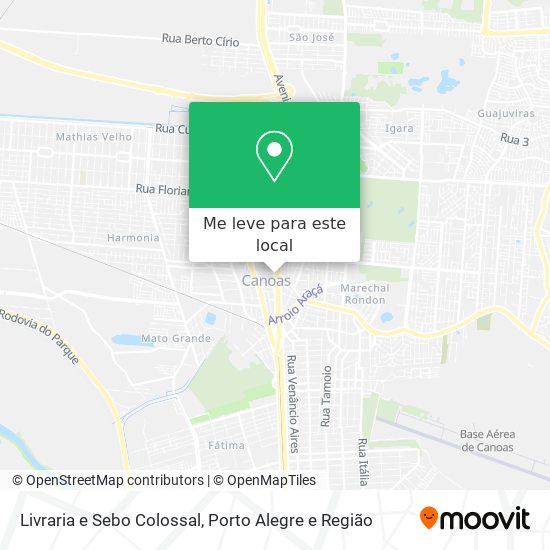 Livraria e Sebo Colossal mapa