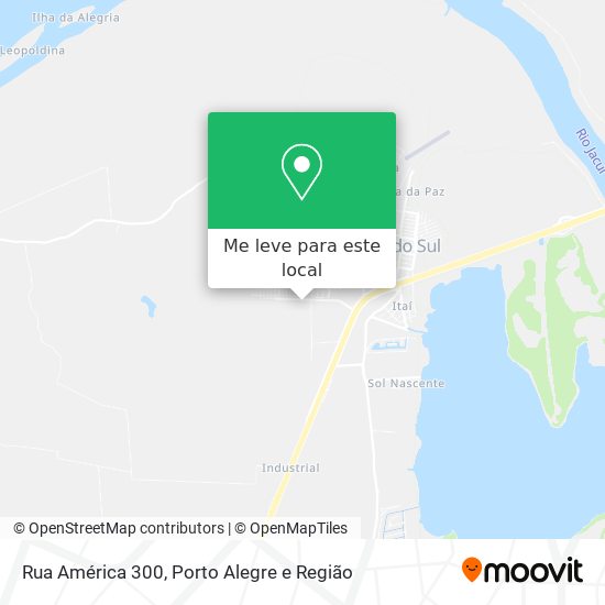 Rua América 300 mapa