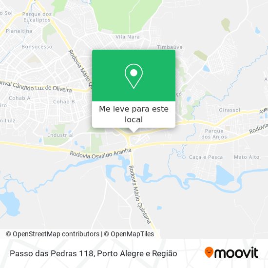 Passo das Pedras 118 mapa