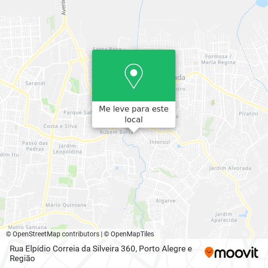 Rua Elpídio Correia da Silveira 360 mapa