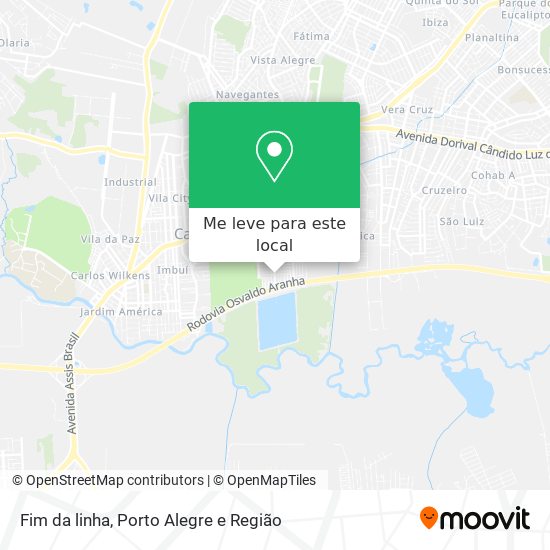 Fim da linha mapa