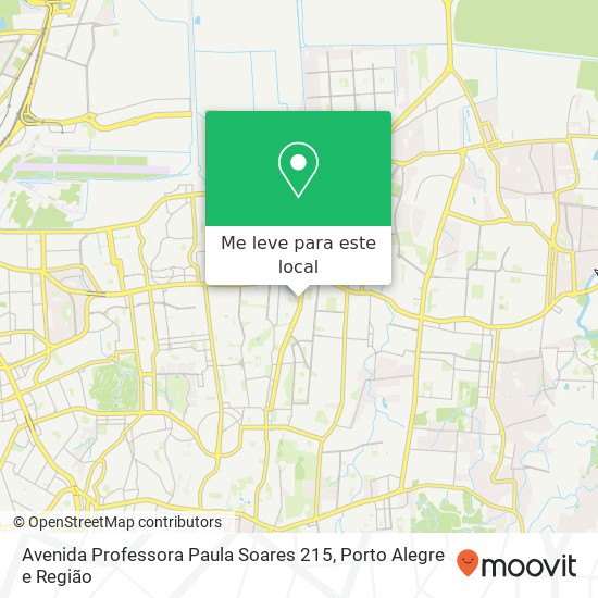 Avenida Professora Paula Soares 215 mapa