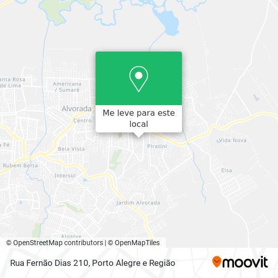 Rua Fernão Dias 210 mapa