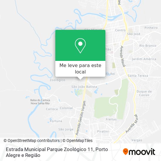 Estrada Municipal Parque Zoológico 11 mapa