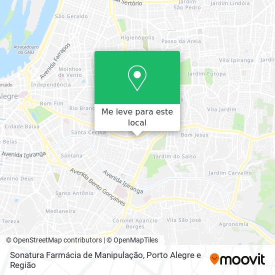 Sonatura Farmácia de Manipulação mapa