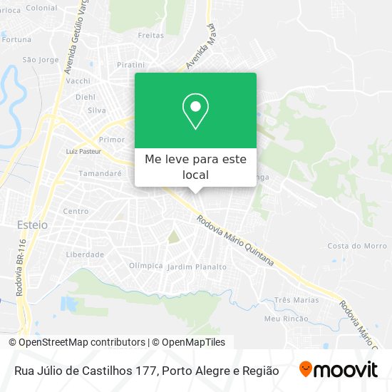 Rua Júlio de Castilhos 177 mapa