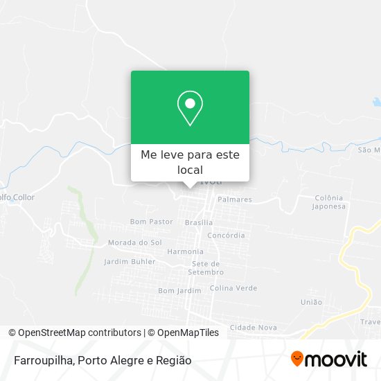 Farroupilha mapa