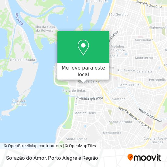 Sofazão do Amor mapa