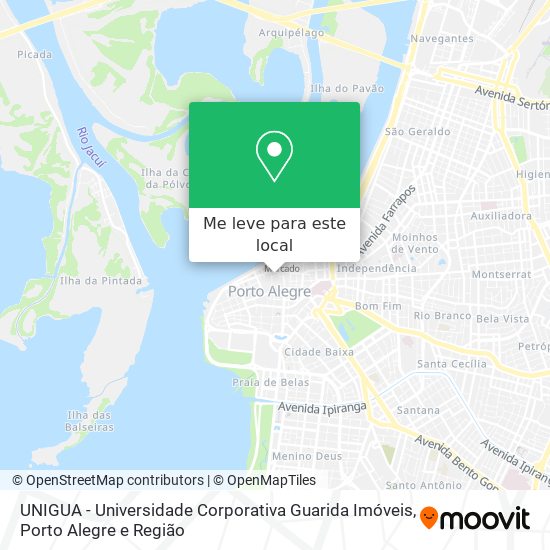 UNIGUA - Universidade Corporativa Guarida Imóveis mapa