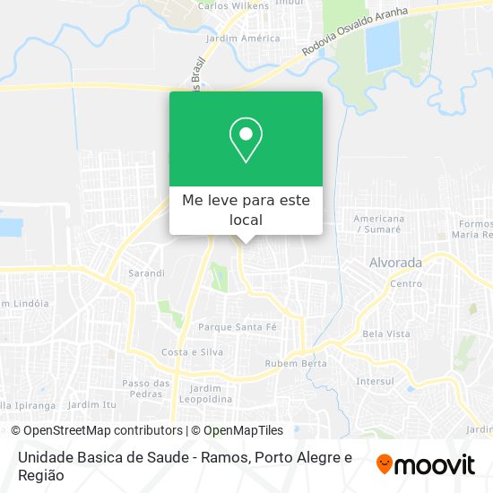 Unidade Basica de Saude - Ramos mapa