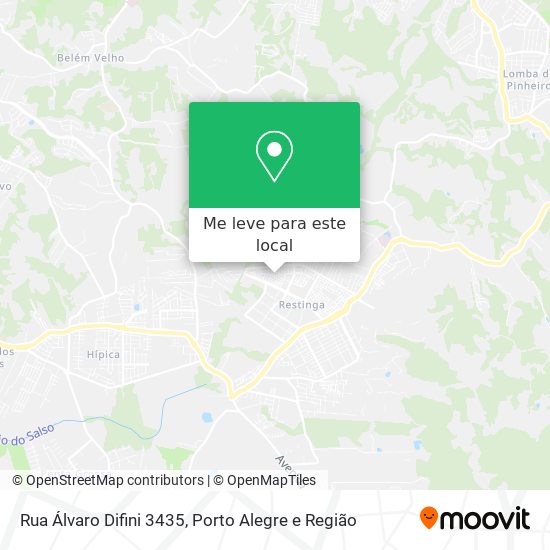 Rua Álvaro Difini 3435 mapa