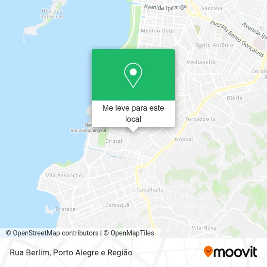 Rua Berlim mapa