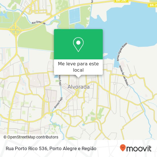 Rua Porto Rico 536 mapa