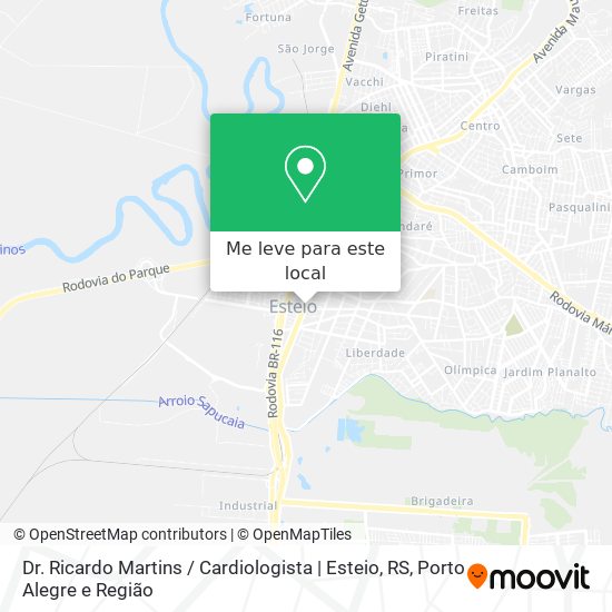 Dr. Ricardo Martins / Cardiologista | Esteio, RS mapa