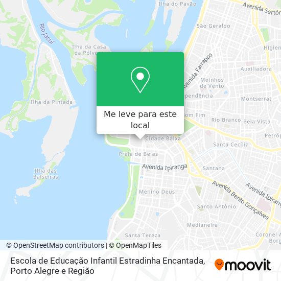 Escola de Educação Infantil Estradinha Encantada mapa