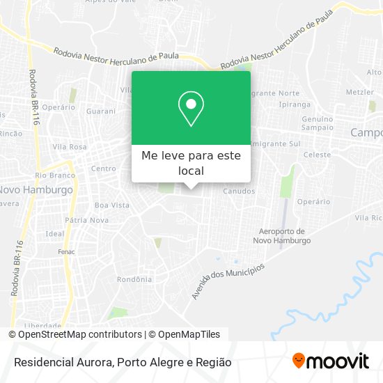 Residencial Aurora mapa
