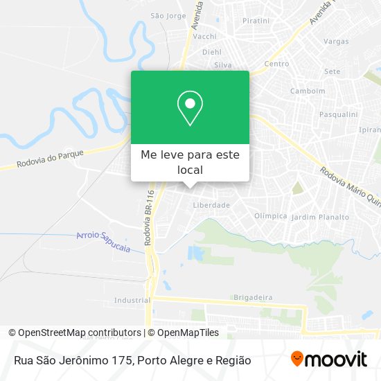 Rua São Jerônimo 175 mapa