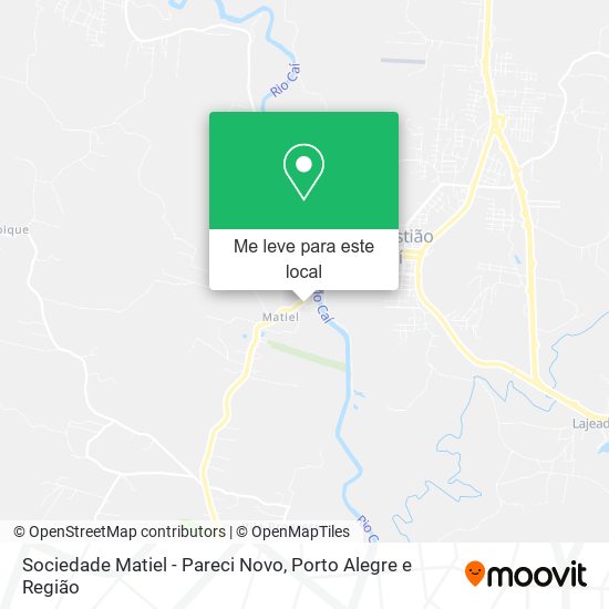 Sociedade Matiel - Pareci Novo mapa