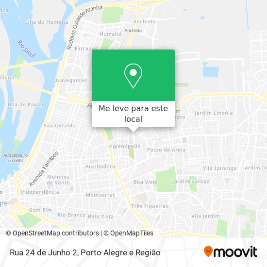 Rua 24 de Junho 2 mapa