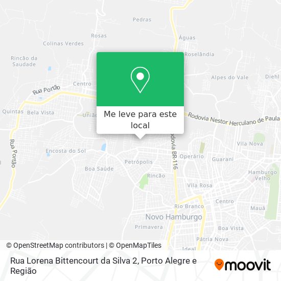 Rua Lorena Bittencourt da Silva 2 mapa