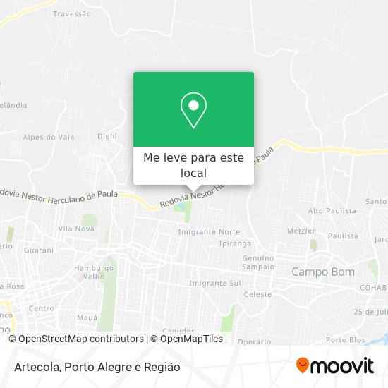 Artecola mapa