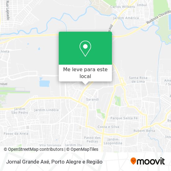 Jornal Grande Axé mapa