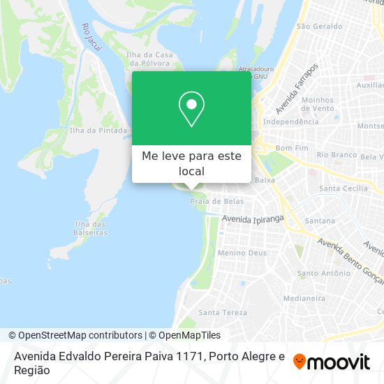 Avenida Edvaldo Pereira Paiva 1171 mapa